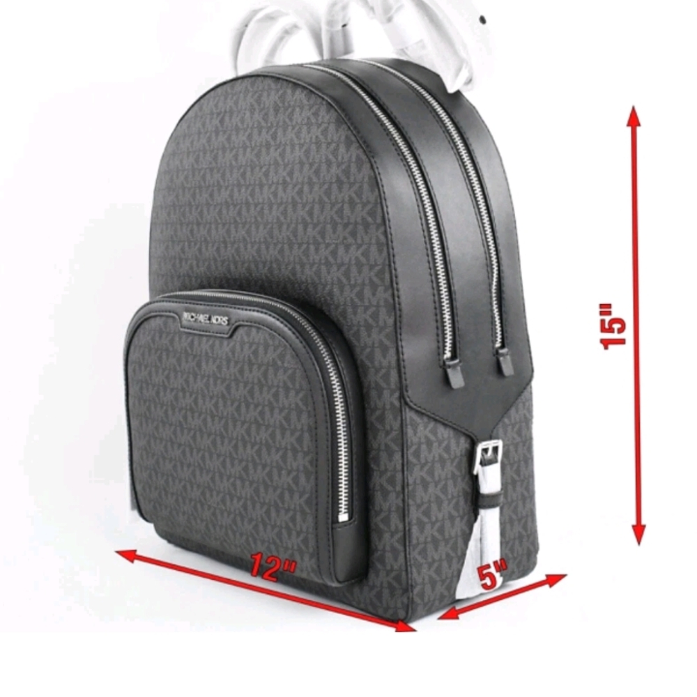 Michael Kors Black/Gray Backpack; New; Retails $5… - image 7